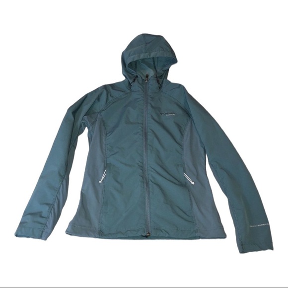 COLUMBIA Titanium Interchange Omni Shield Womens Full Zip Jacket Hooded - Picture 1 of 12